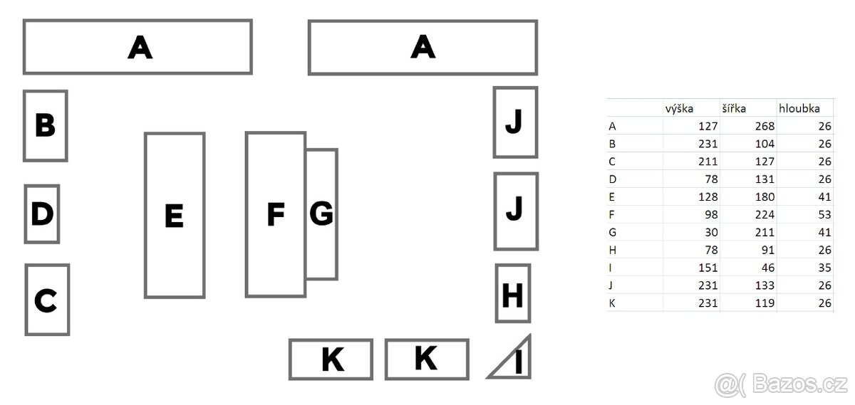 Dřevěné regály, dětský herní kout - prodej - 3