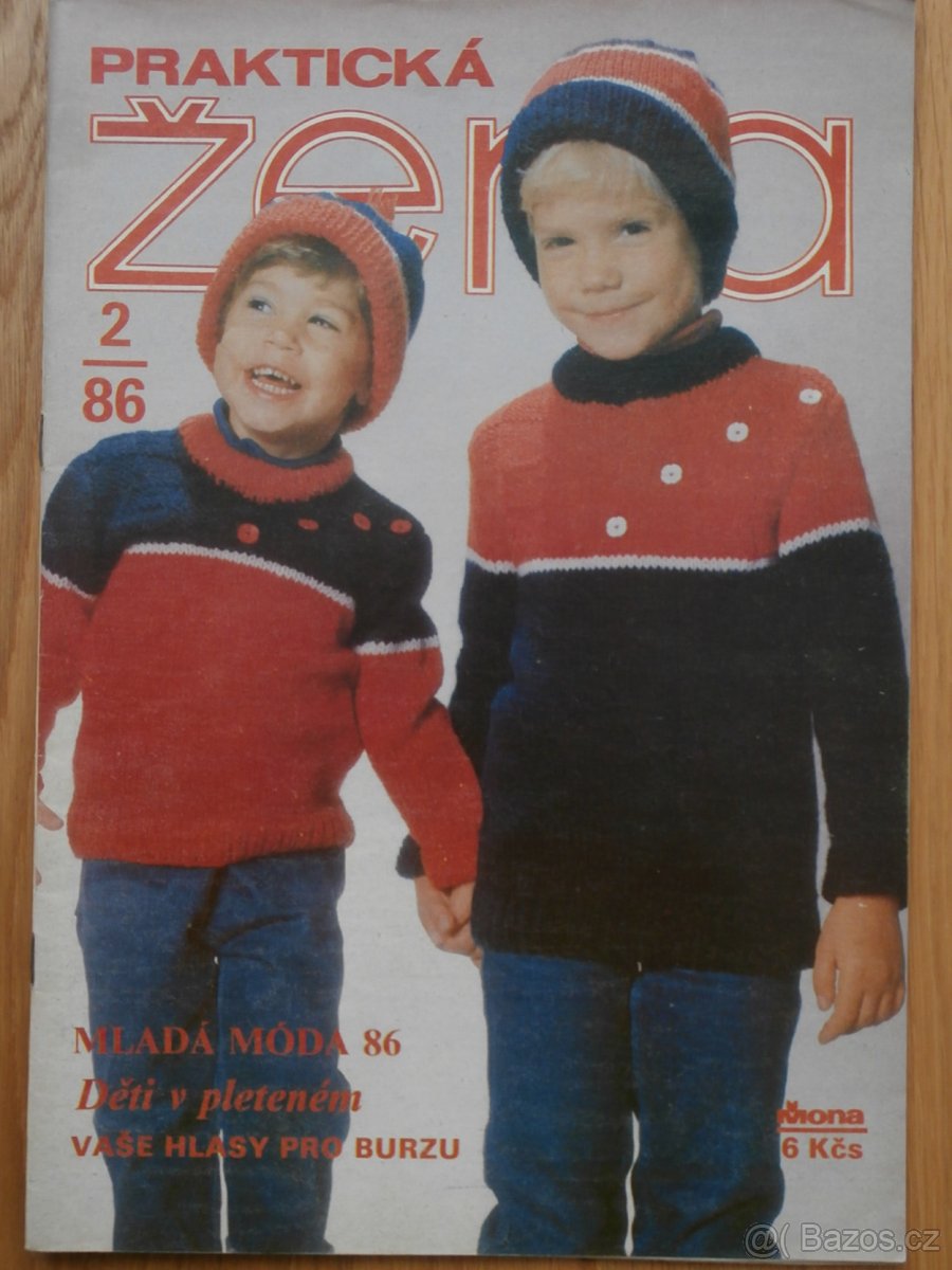 8 x módní časopis PRAKTICKÁ ŽENA. 1986 - 3