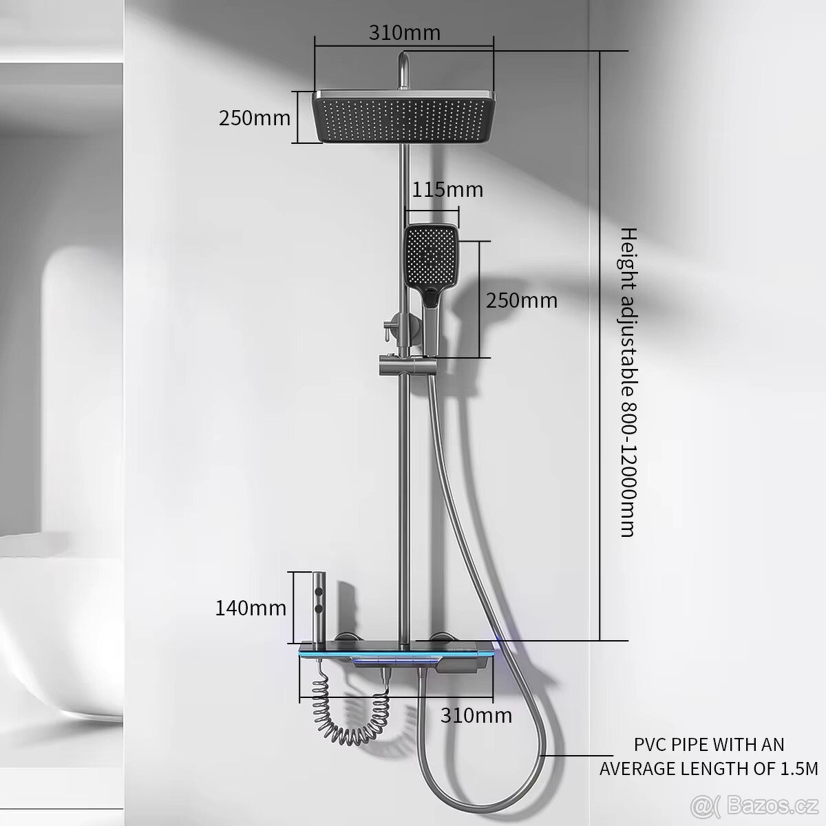 LUXUSNÍ SPRCHOVÝ SET DIGI - 3