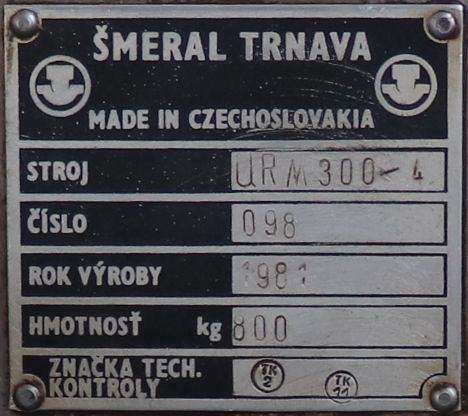 Rovnačka pasu QRM 300/4 repas - 3