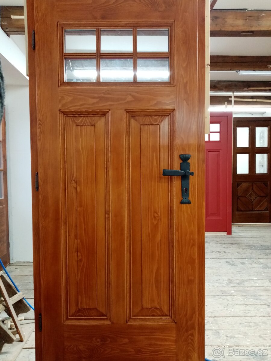 Dřevěné vchodové dveře - 3