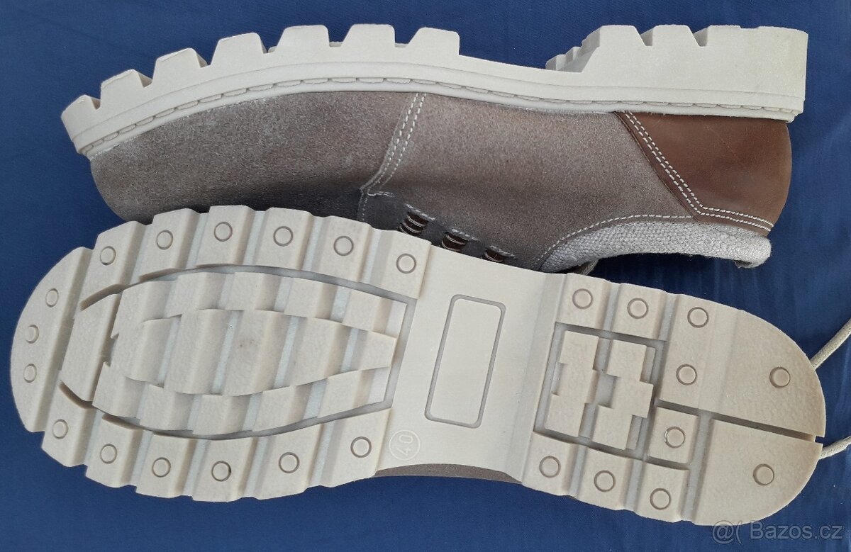 NOVÉ pracovní boty vel.40, pravá kůže - 3