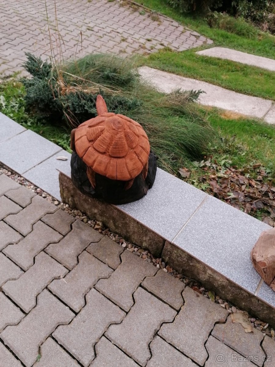 želva motorovou pilou - 3