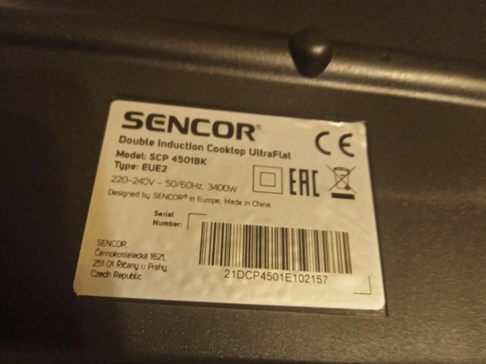 Indukční vaříč Sencor - 3