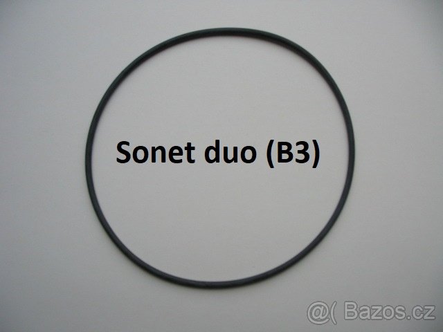 Řemínek a obložení setrvačníku pro B3 a Sonet duo - 3