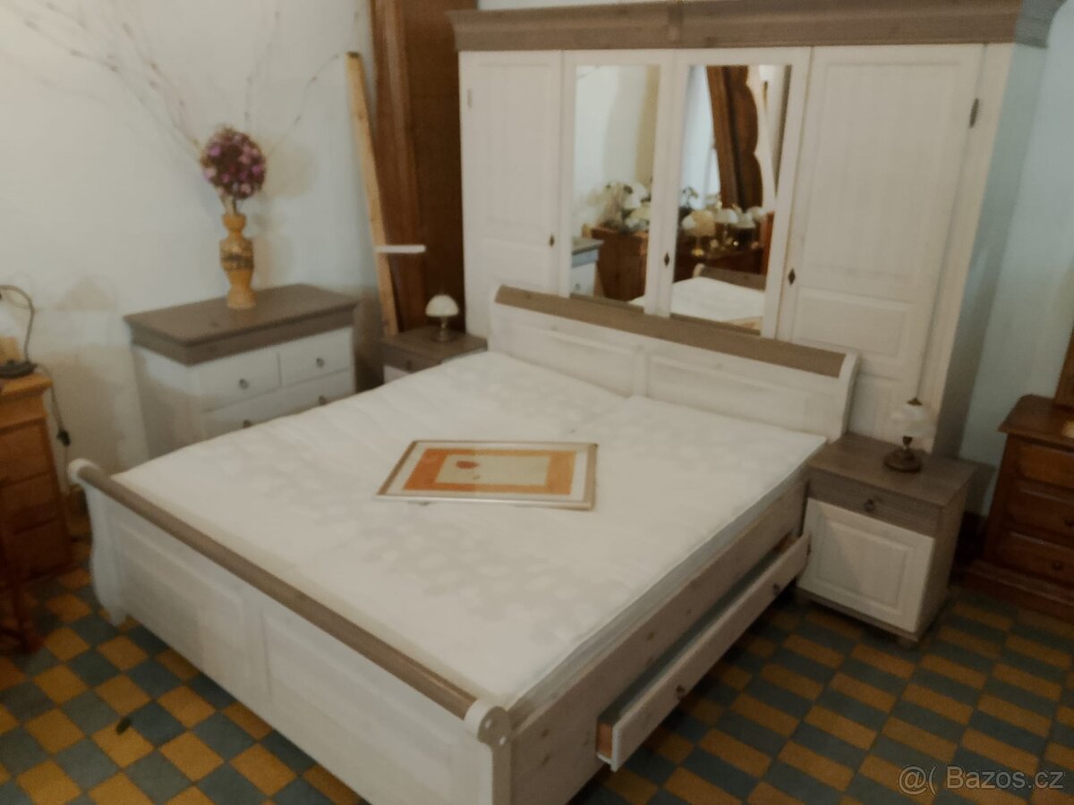 KOMPLETNÍ CELOMASIVNÍ LOŽNICE GUSTAV - 3