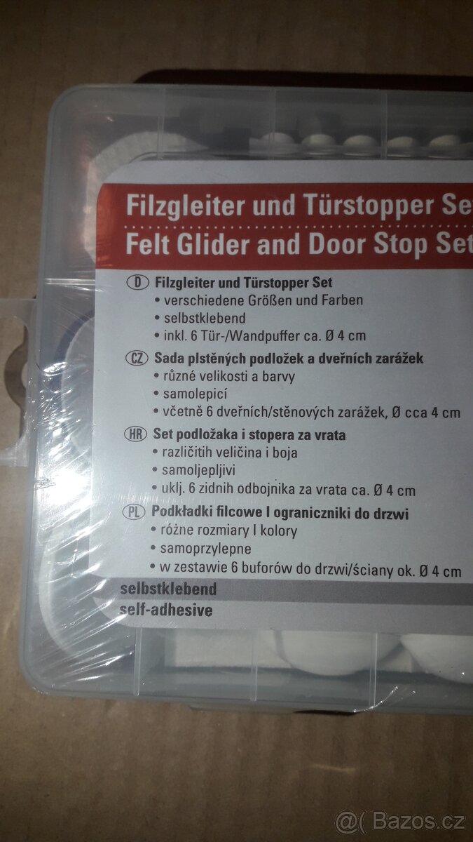 Nová sada plstěných a dveřních zarážek - 3