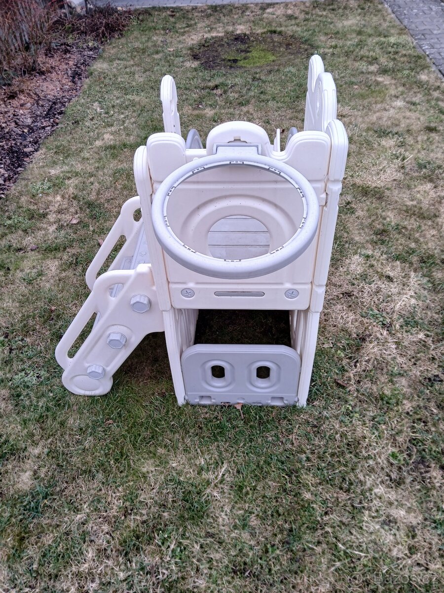 Skluzavka Baby Vivo s basketbalovým košem Hrad - 3