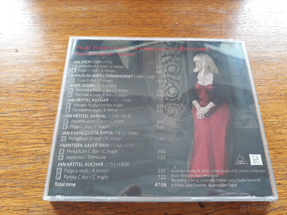 Old Czech organ music in Kdousov, CD - 3