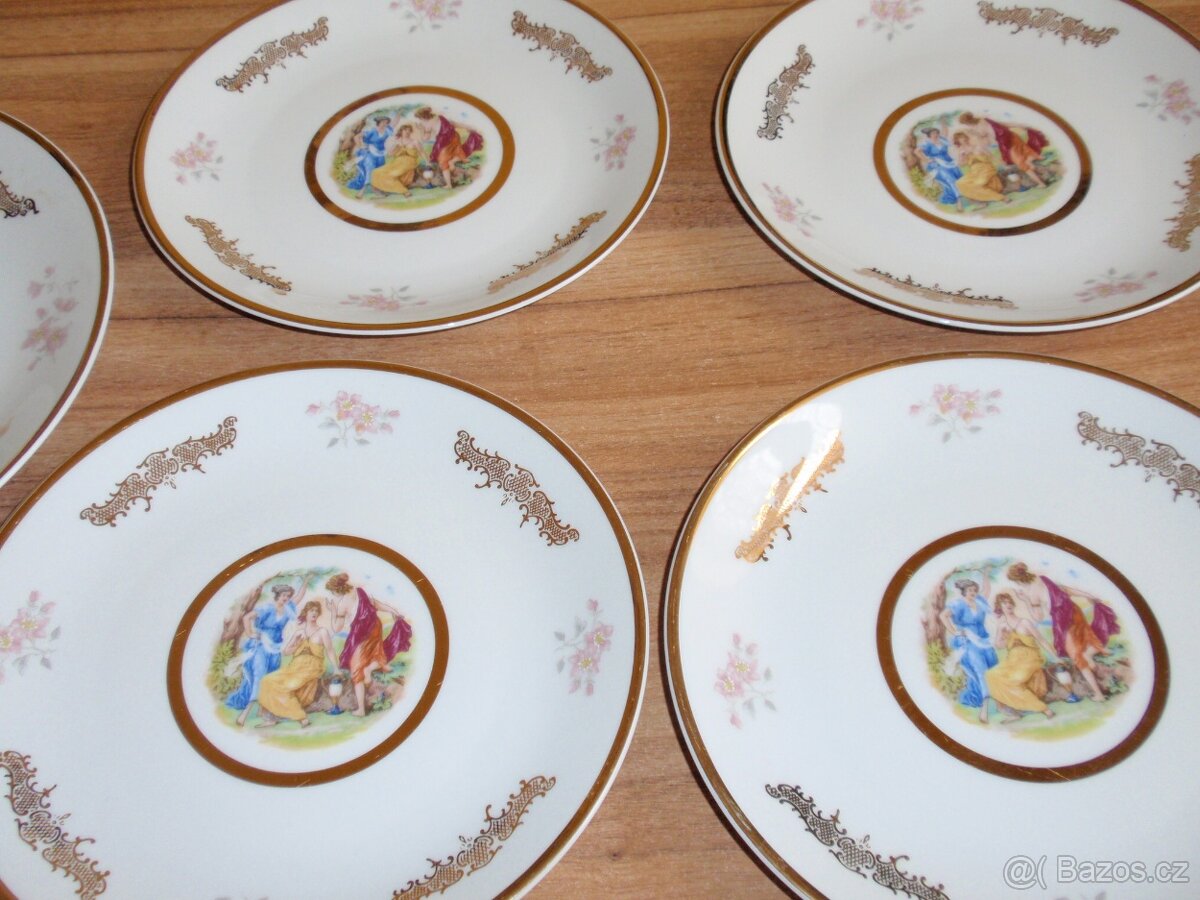 Koláčová porcelánová souprava -Tři grácie - 3