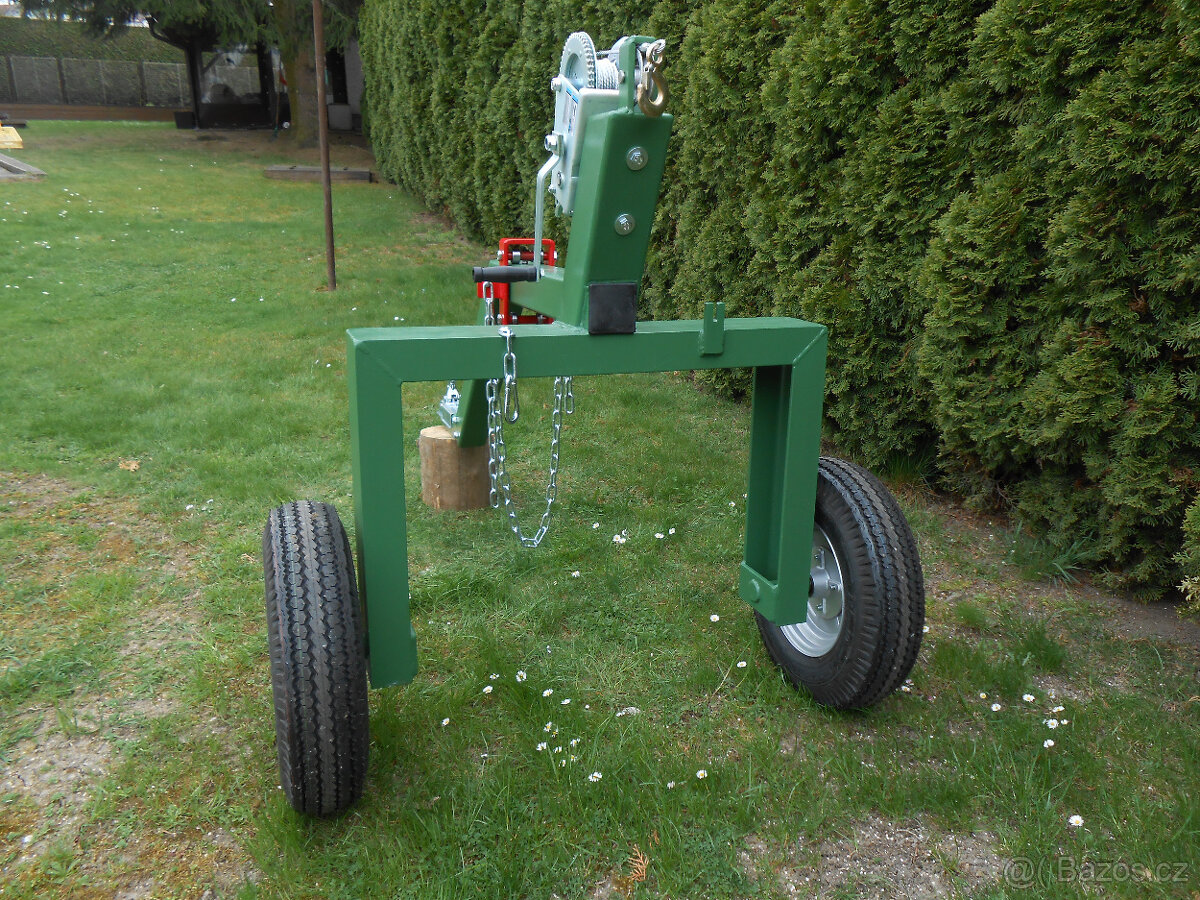 Vyvážečka dřeva za čtyřkolu, malotraktor