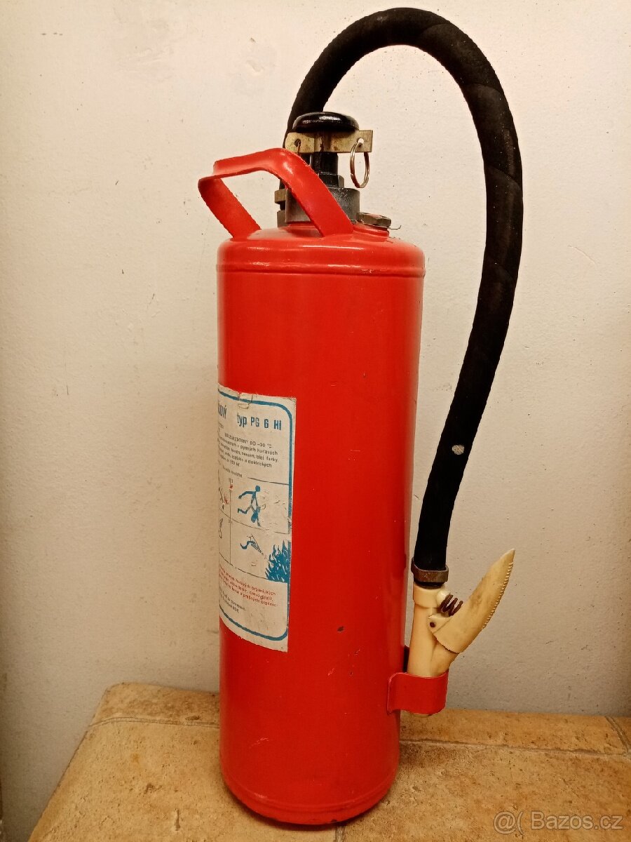 Retro Hasicí přístroj z NDR TOP stav - 3