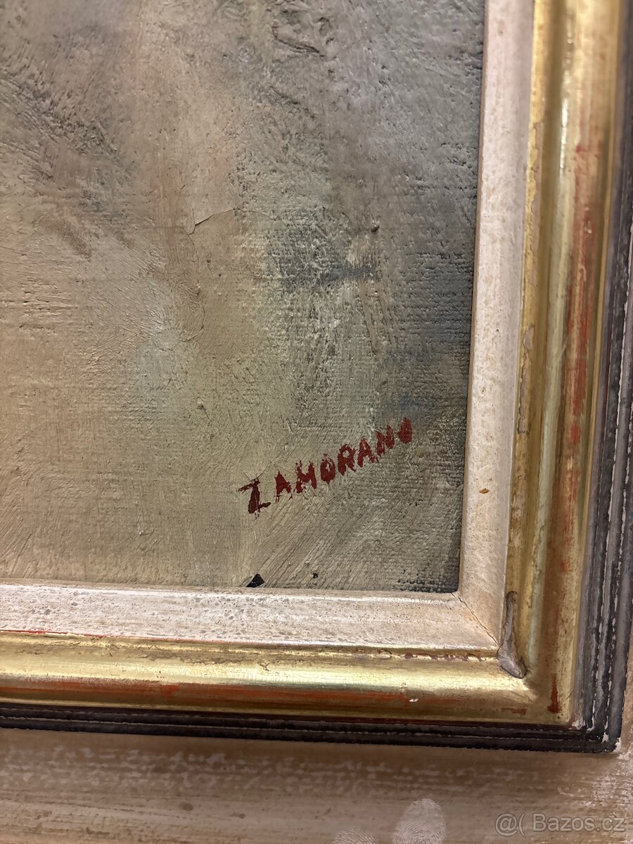 Starý obraz portrét ženy - 3