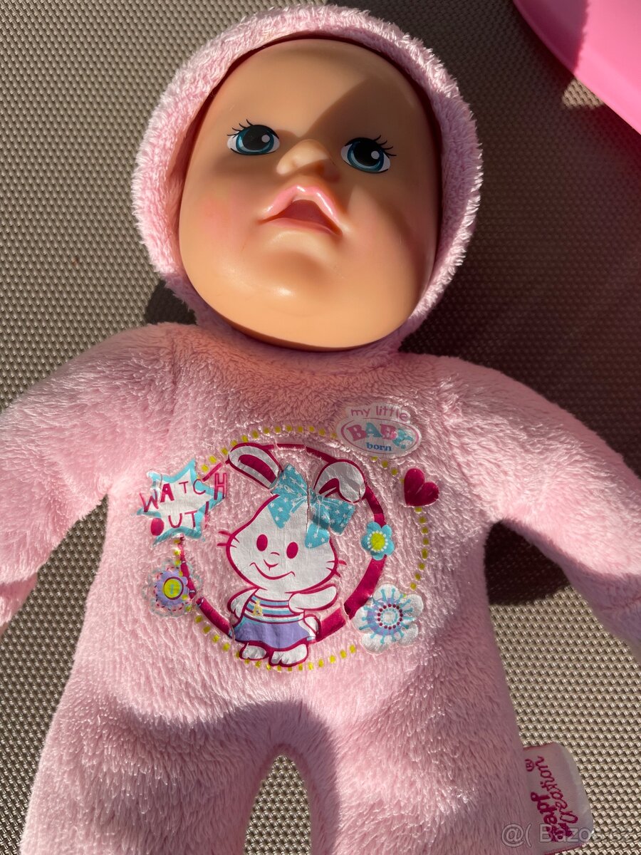 Baby born měkká + sedačka na kolo - 3