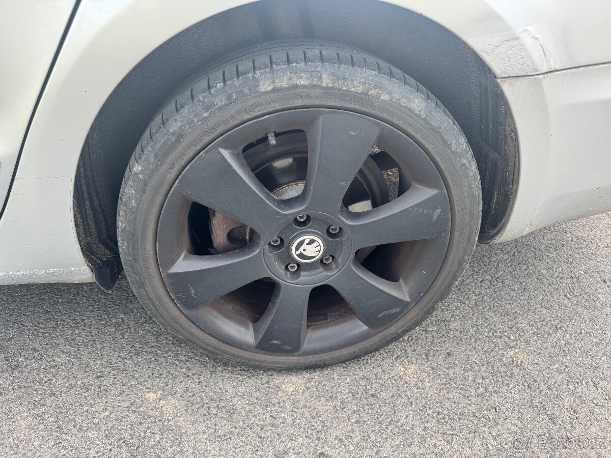 Alu kola r18 5x112 letní pneu - 3