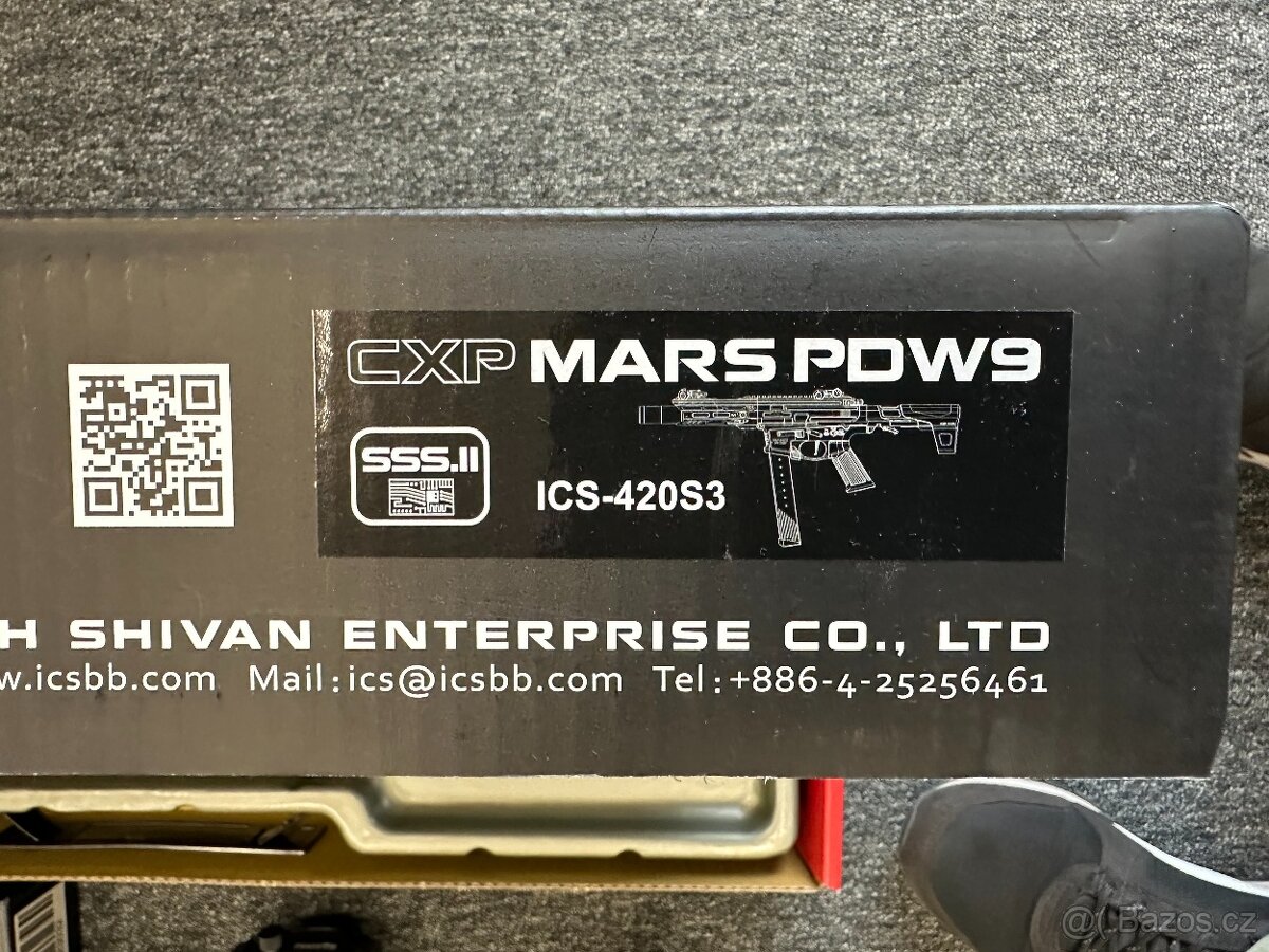 airsoft - Prodám ICS CXP-MARS PDW9 (SSS version) - 3