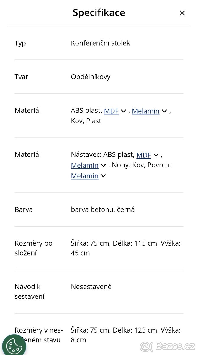 Konferenční stolek - 3