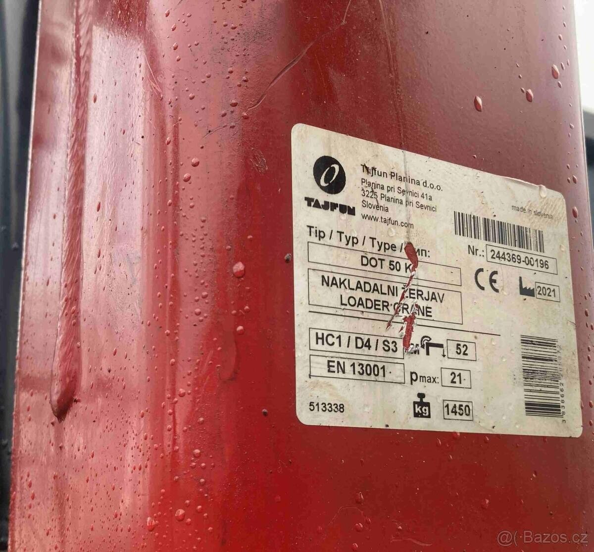 Hydraulicka ruka Tajfun DOT 50K - 3