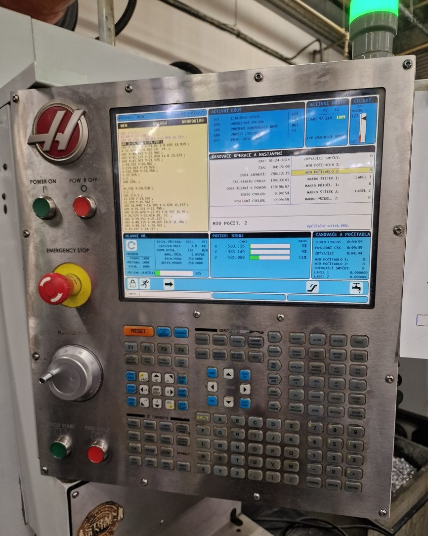 Vertikální obráběcí centrum HAAS VF 3SS - 3