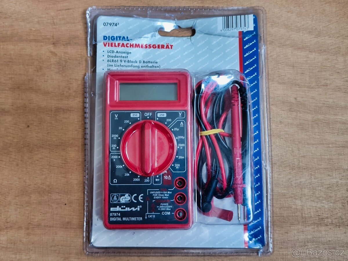Digitální multimetr REV Düwi ve stavu nového - 3
