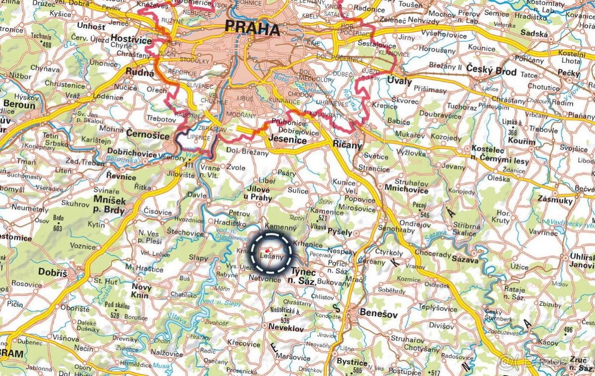 Zemědělská půda, prodej, Lešany, Benešov - 3