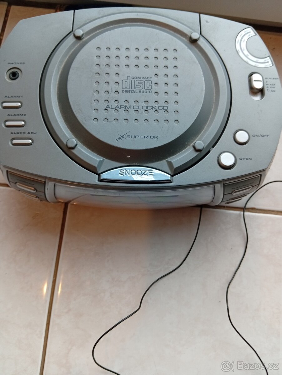 Rádio CD přehrávač s budíkem X-Superior - 3