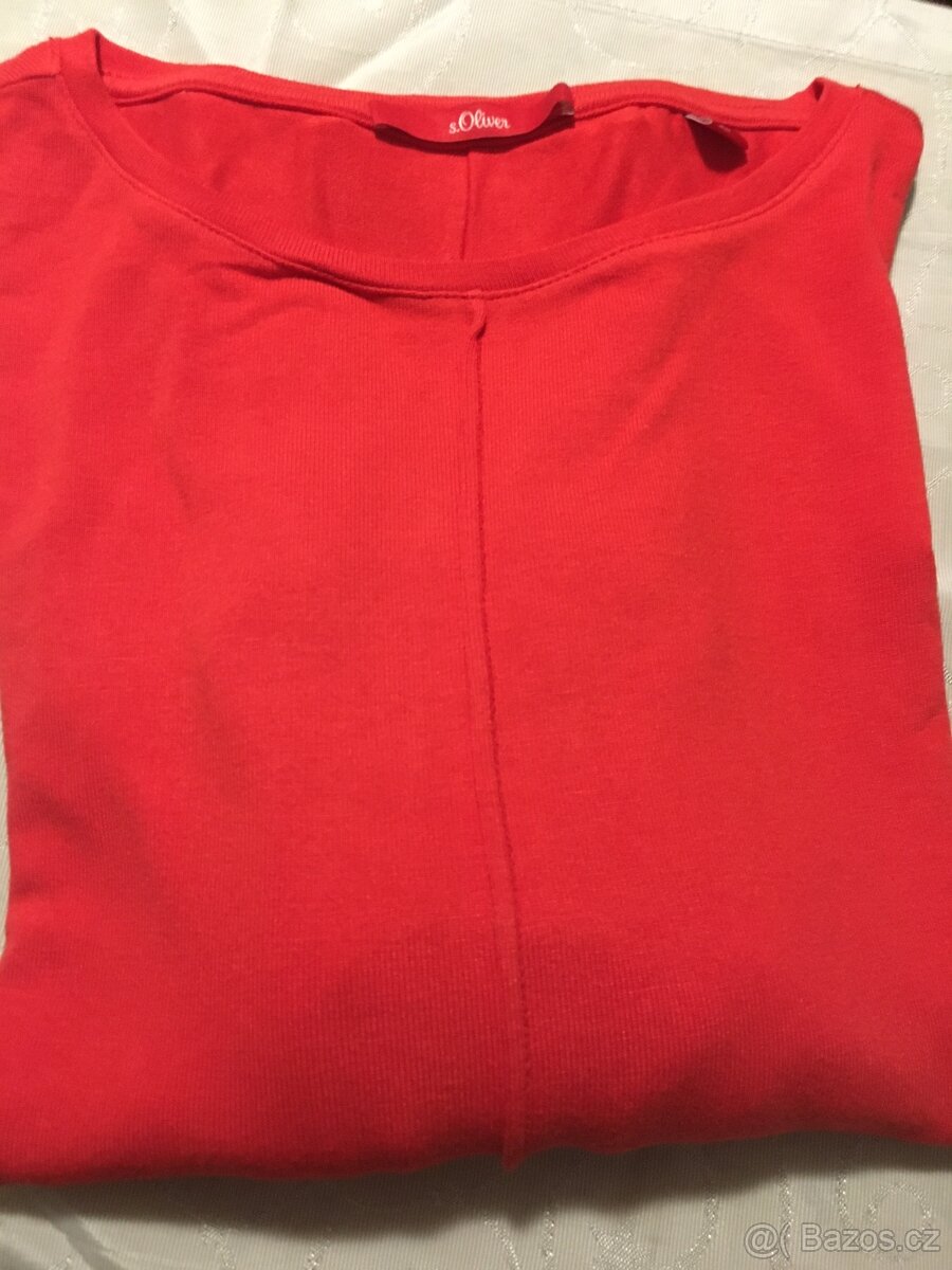 Svetr červený velikost 38 s.Oliver - 3