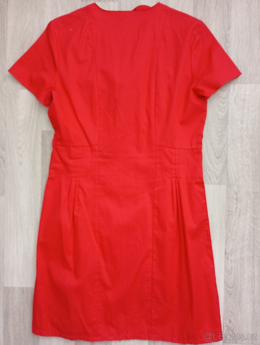 DÁMSKÉ ČERVENÉ ŠATY VEL.38/M - 3
