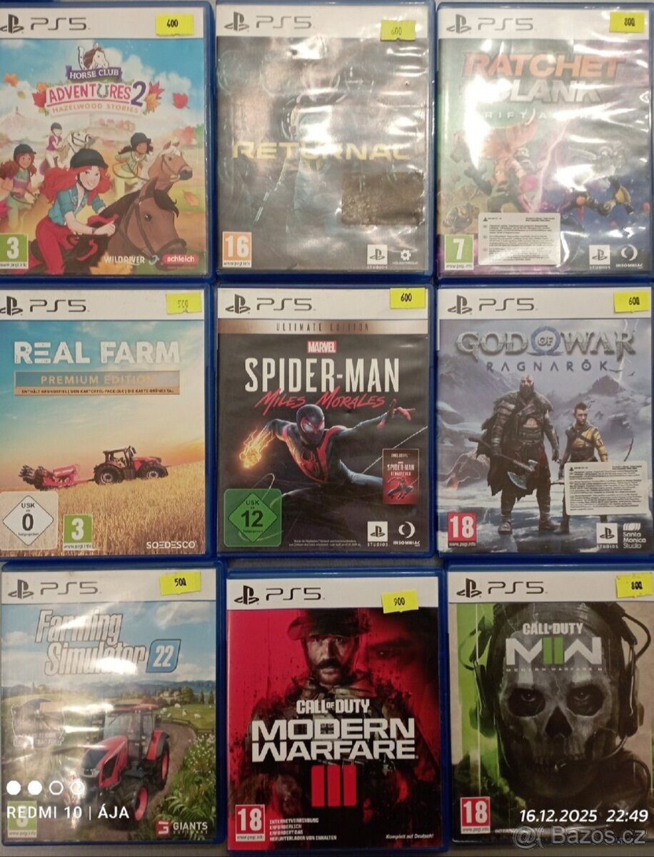 Hry na PlayStation 5 ceny jsou na hràch - 3