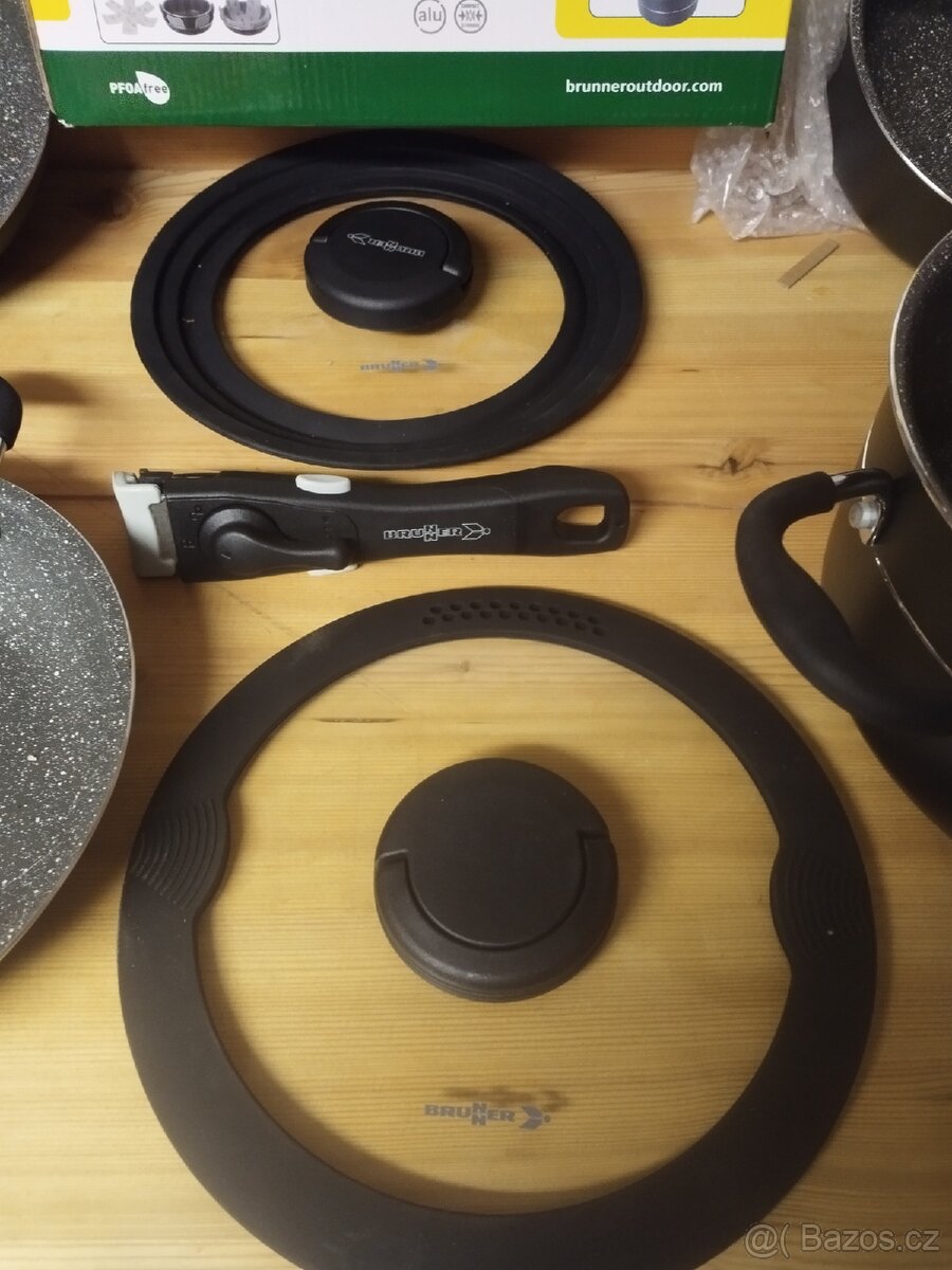 Sada kvalitních hrnců do karavanu nepoužitá - 3