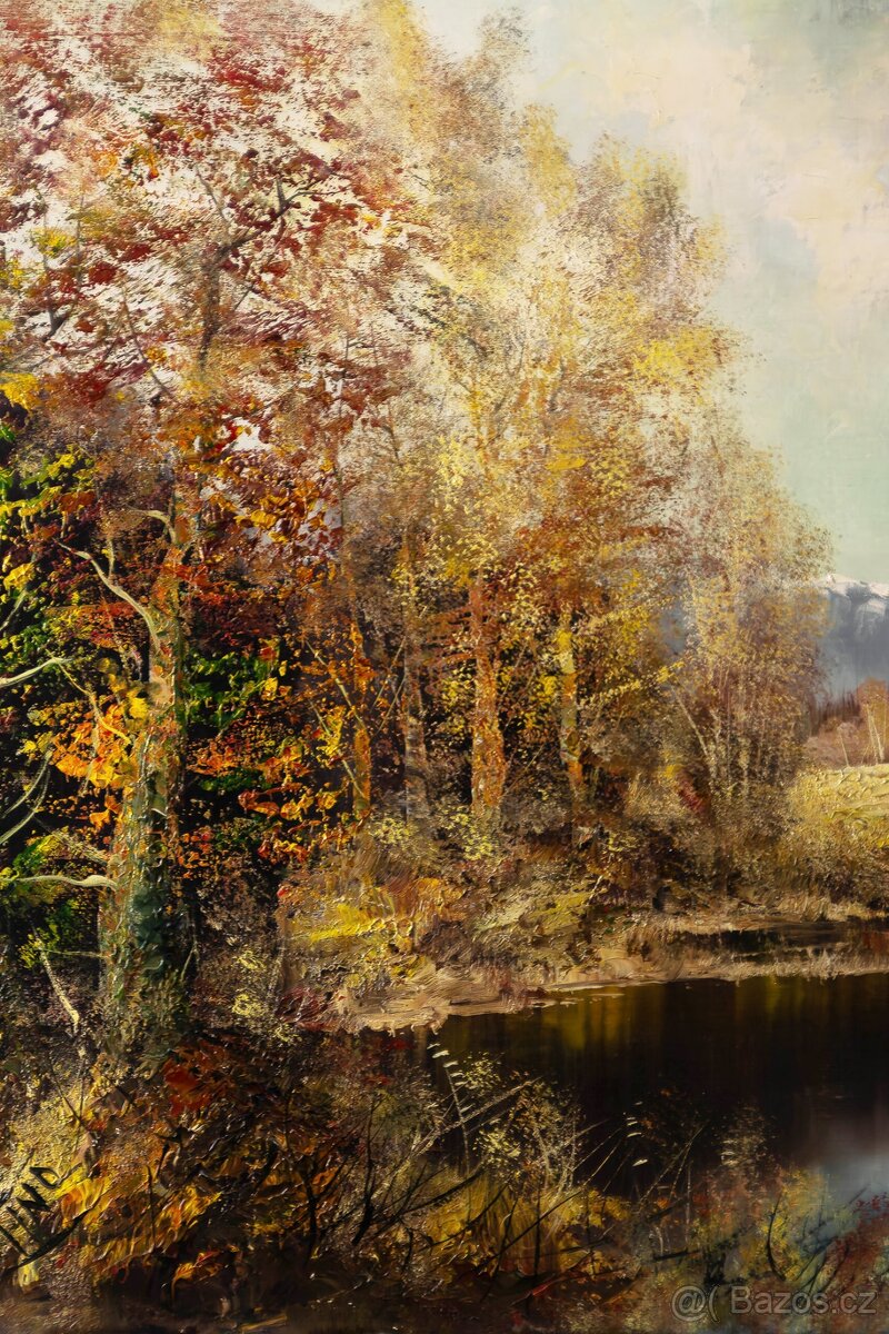 Autumn / Jeseň – olej na plátne, 90 × 60 cm - 3