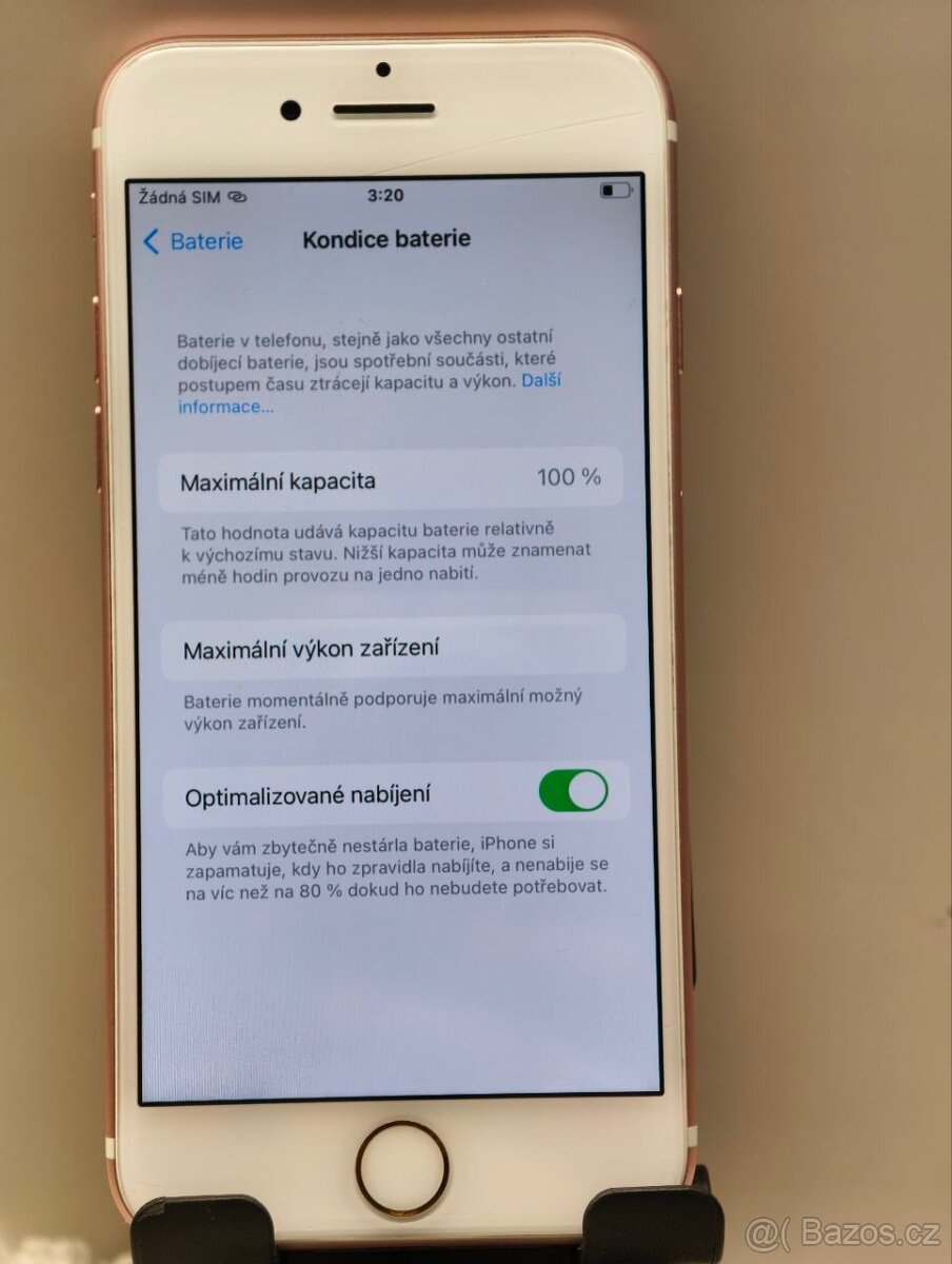 Apple iPhone 7 – 32 GB – růžový – výborný stav - 3