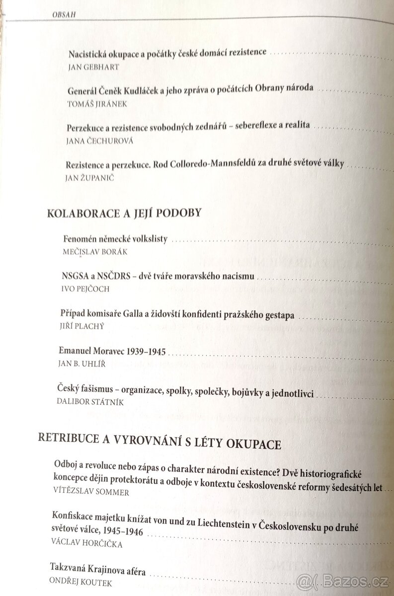 OKUPACE , KOLABORACE , RETRIBUCE / Plčoch,Plachý - 3