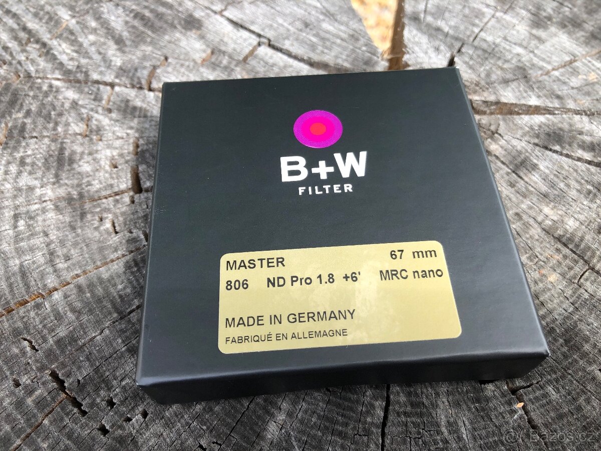 B+W ND 1,8 MRC nano MASTER 67mm. Made in Germany. - 3