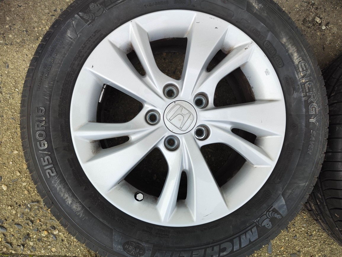 16"letní alu sada 5x114 origo Honda HRV CRV Accord Civic - 3