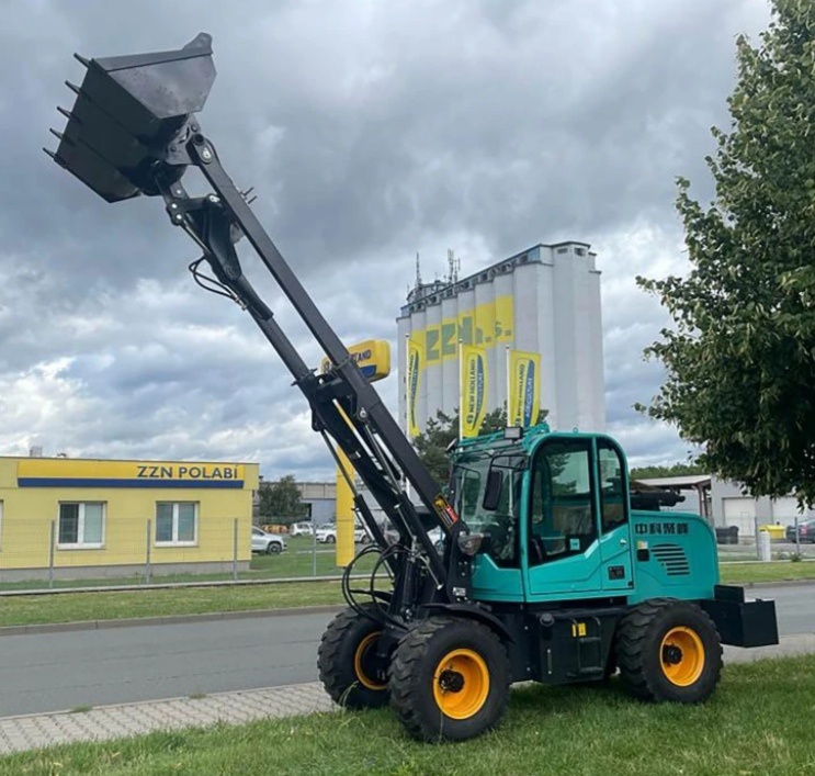 nakladač, čelní nakladač, kloubák, kloubový nakladač - 3