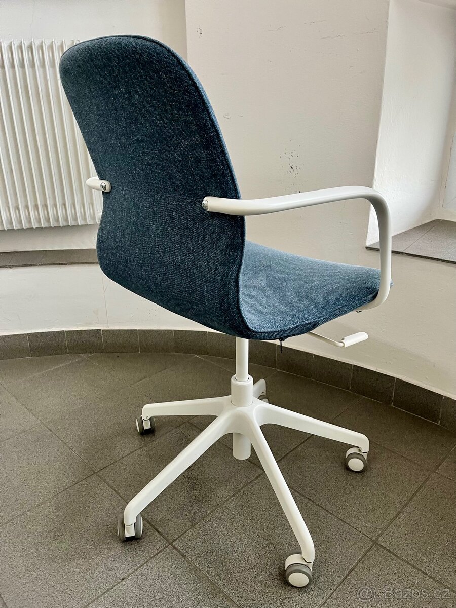 kancelářská židle IKEA Langfjall - šedomodrá - 3