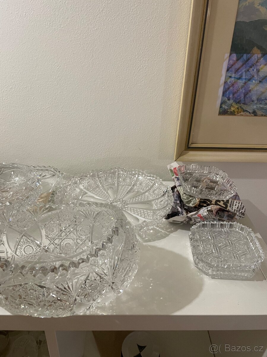 Starožitné sklo-porcelán-nádobí-drobnosti - 3