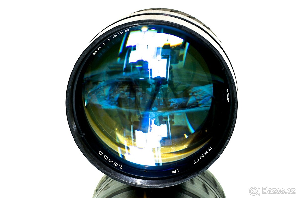 Zenit IR 1,5/100mm M42 + noční vidění Zenit NV-100 TOP STAV - 3
