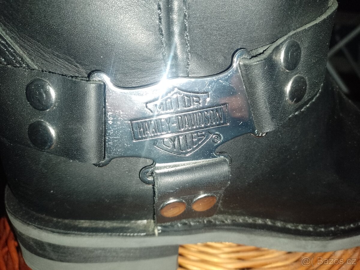 Kožené boty Harley Davidson 46 - 3