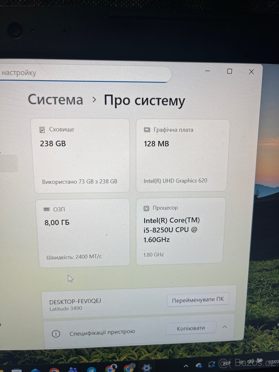 Prodám notebook DELL Latitude 3490 - 3