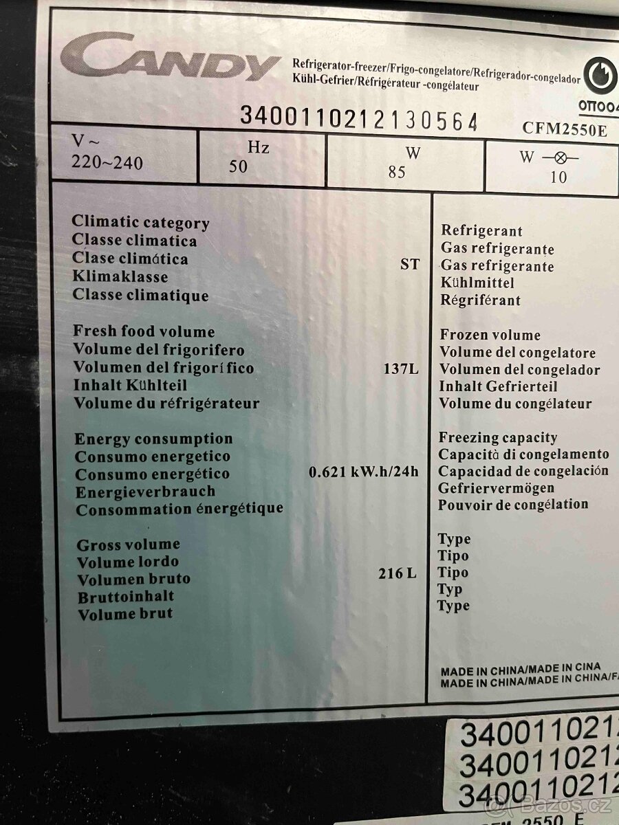 Kombinovaná lednice - 3