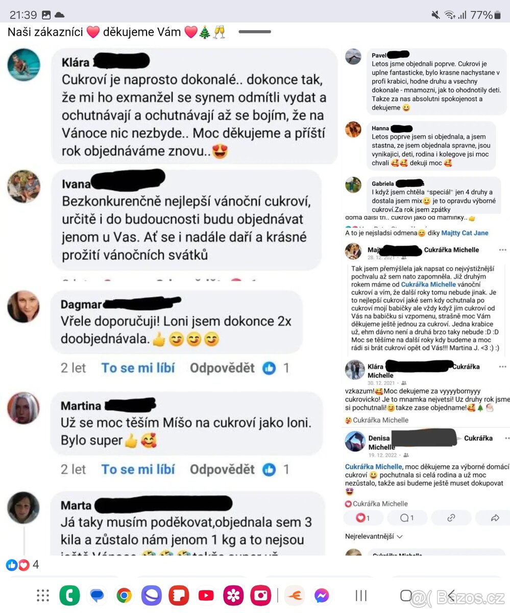 Vánoční cukroví Deluxe s dovozem - 3