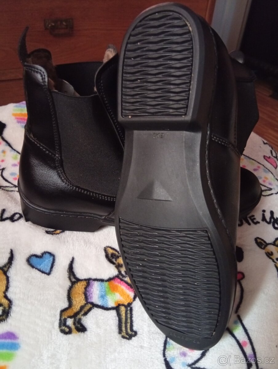 zimní perka Fouganza vel.40 černá/ZAMLUVENÉ - 3