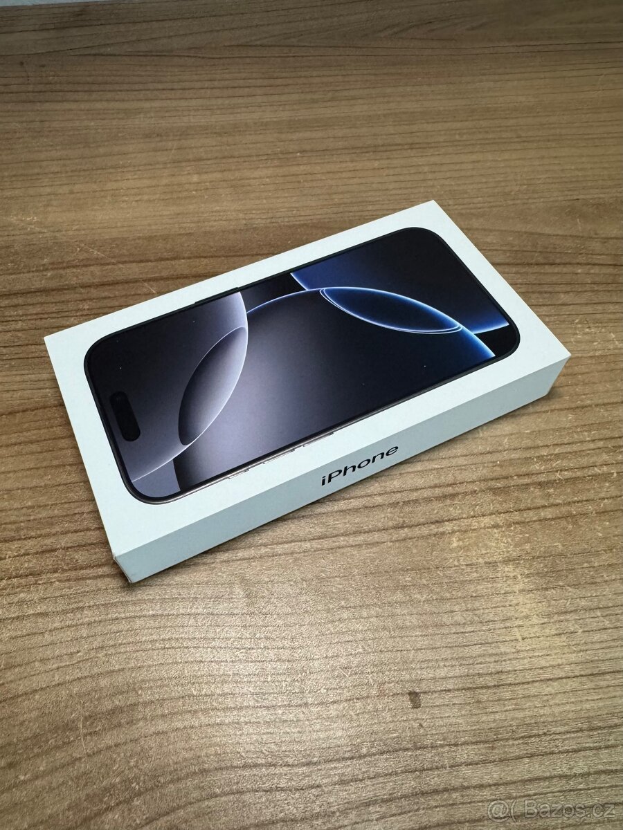 Apple iPhone 16 Pro 128 GB – nový, nerozbalený – Black Titan - 3