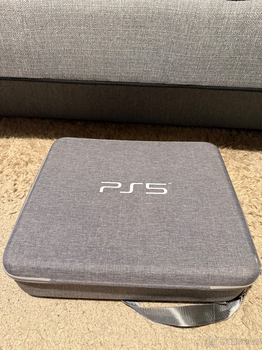 PS5 s mechanikou + case + nový ovladač - 3