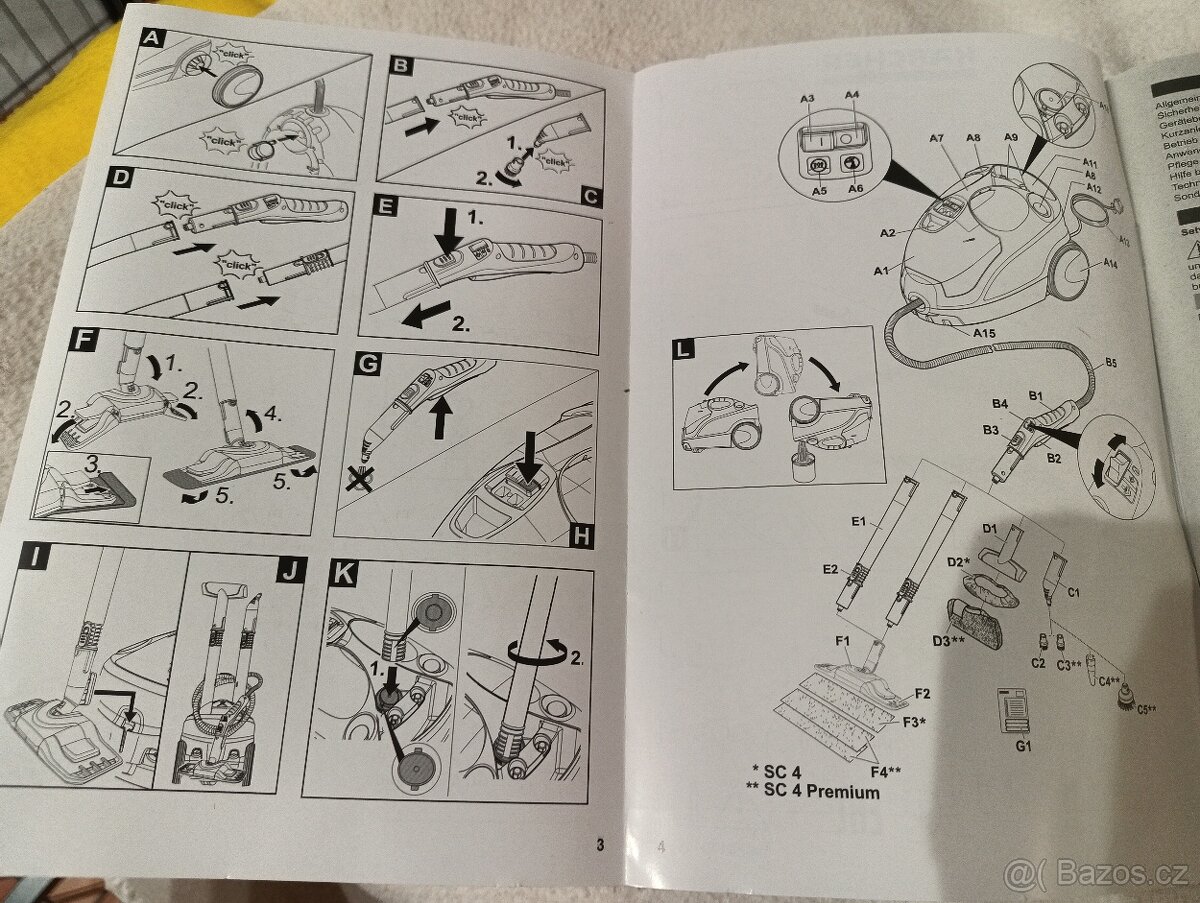 Kärcher SC4 premium parní čistič - 3
