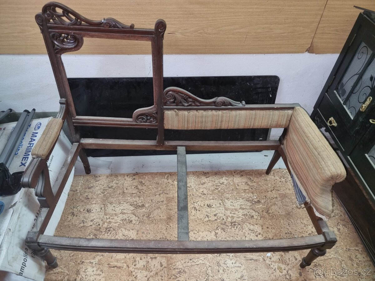 Starožitné židle + sofa - 3