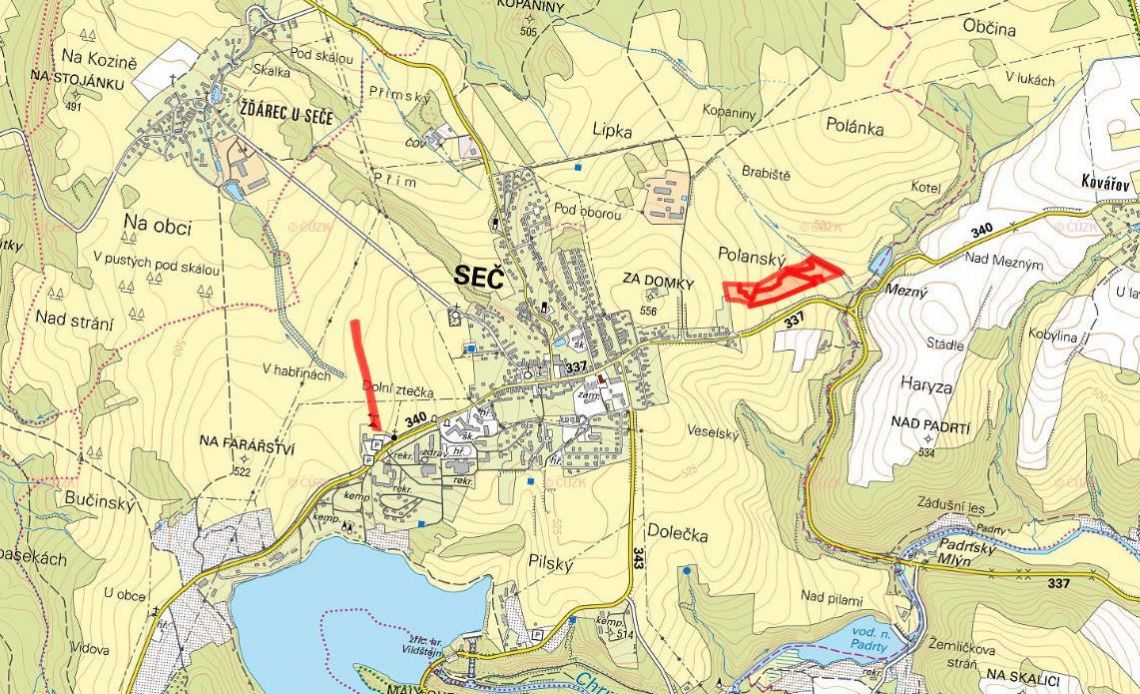 Louka, prodej, Seč, Chrudim - 3