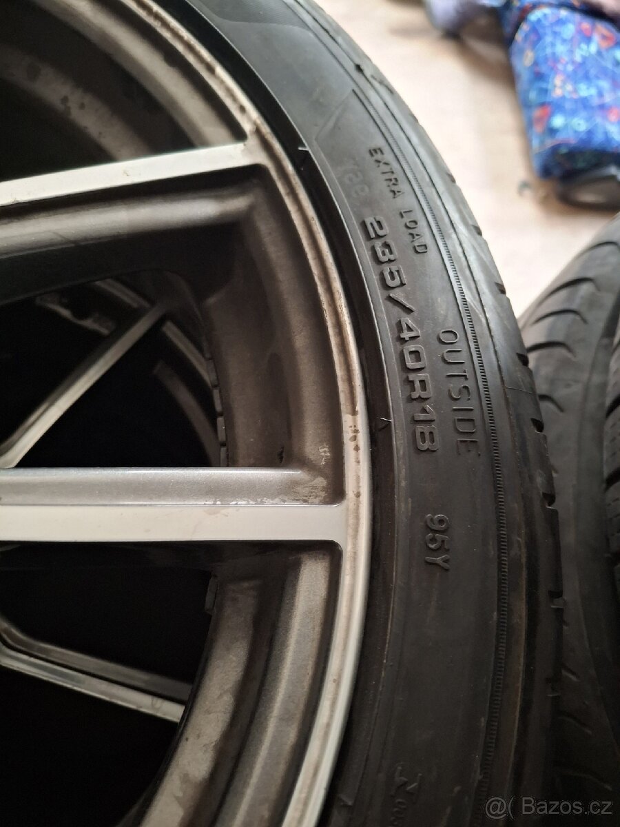 Alu kola AEZ s pneu 5x112, 235/40/18 - 3